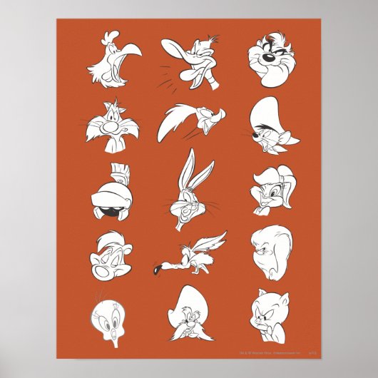 # 5 LOONEY TUNES™ Foto Op Poster (Vorne)