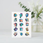 # 5 LOONEY TUNES™ Foto Op Postkarte (Stehend Vorderseite)