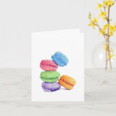 5 Macaronkarte Karte (Gelbe Blume)