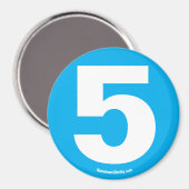 5 Magnetmagnet Magnet (Vorderseite/Rückseite)
