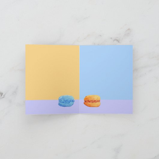 5 Makaronstreifen Danke Notizkarte (Innenseite)