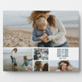 5 Mama-Kinder-Fotocollage Fotoplatte (Vorderseite)