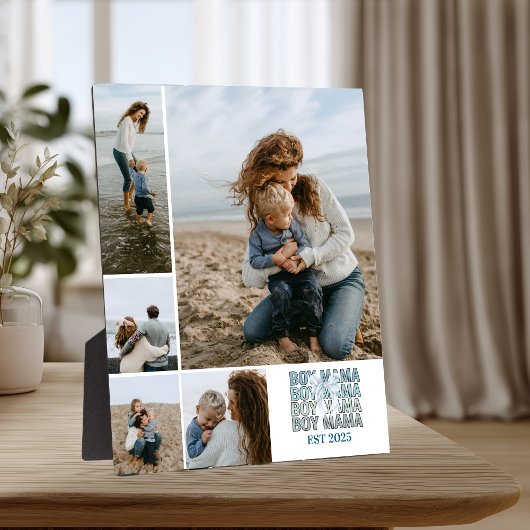5 Mama-Kinder-Fotocollage Fotoplatte