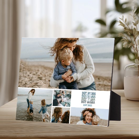 5 Mama-Kinder-Fotocollage Fotoplatte