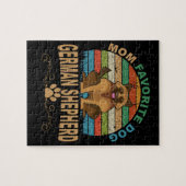 5 Mamas Lieblingshund Deutscher Hirte Puzzle (Horizontal)