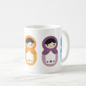 5 Matryoshka Schatze Kaffeetasse (VorderseiteRechts)