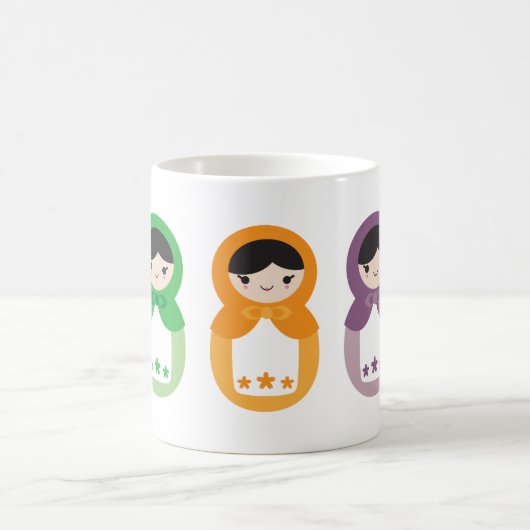 5 Matryoshka Schatze Kaffeetasse (Mittel)