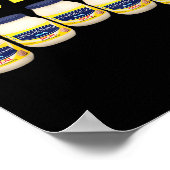 5 Mayonnaise Jars Funny Cinco De Mayo Poster (Ecke)