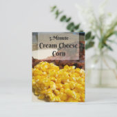 5 Minuten Cremkäse Rezeptur Karte (Stehend Vorderseite)