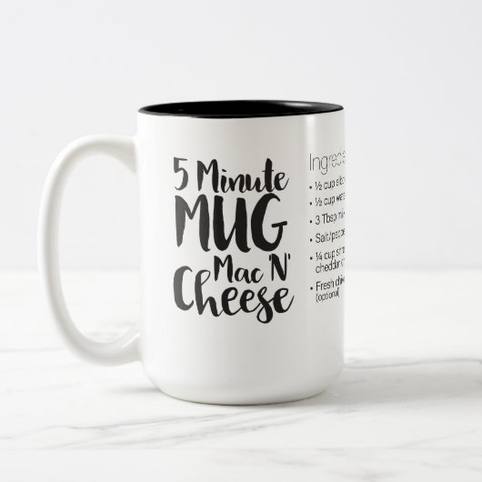5 Minuten TASSE Mac'N'Käse—LRG TASSE (Links)