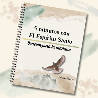 "5 Minutos con el Espíritu Santo" Gebet-Journal Notizblock