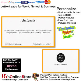 5 Modern Orange Logo Promote Company Brand Name Visitenkarte