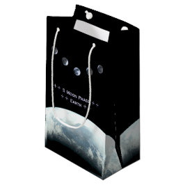 5 Mond-Phasen-Erde im Raum Kleine Geschenktüte
