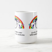 5 morgens benötigt Einhörner Kaffeetasse (Mittel)