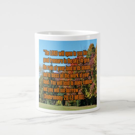 5. Mose 28:12 WEBU Tasse (Vorderseite)