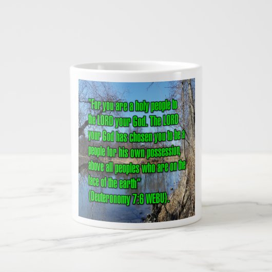 5. Mose 7:6 WEBU Tasse (Vorderseite)
