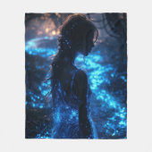 #5 Mystisches Leben Fleecedecke (Vorderseite)