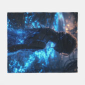 #5 Mystisches Leben Fleecedecke (Vorderseite (Horizontal))