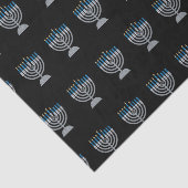 5. Nacht Hanukkah Glitzer Tissue Paper Seidenpapier (Ausschnitt)