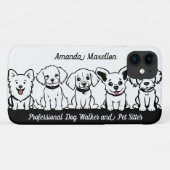 5 Niedliche Hunde Berufliche Hunde Case-Mate iPhone Hülle (Rückseite (Horizontal))