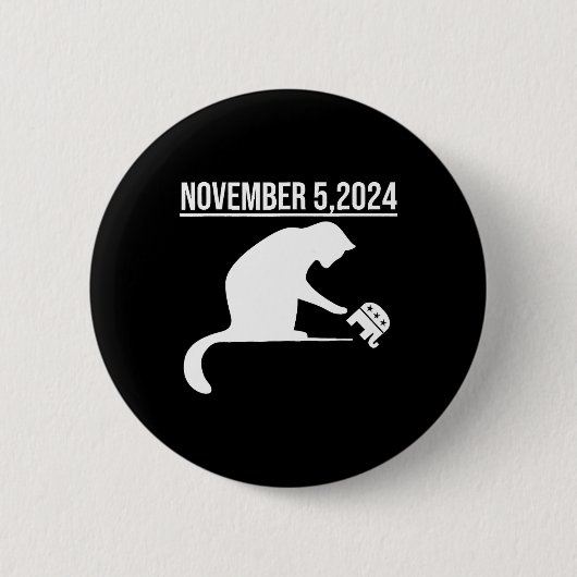 5. November 2024 Die Rache der Cat Ladys Button (Vorderseite)