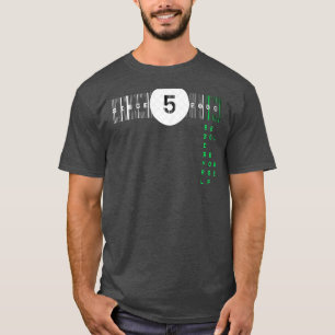 5 numerologisch inspiriert mens Basishirt T-Shirt