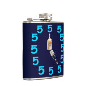 5 O'Clock Forever Vinyl Wrapped Flask Flachmann (Rechts)