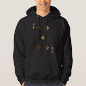 5 of Diamonds Poker Card Playing Card Blackjack Ca Hoodie (Vorderseite)