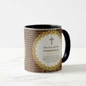 5. Ordination Jubiläum HOLZ - JEDE KLERGIE Tasse (VorderseiteRechts)