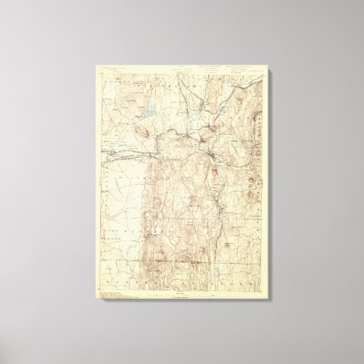 5 Palmer-Blatt Leinwanddruck (Vorderseite)