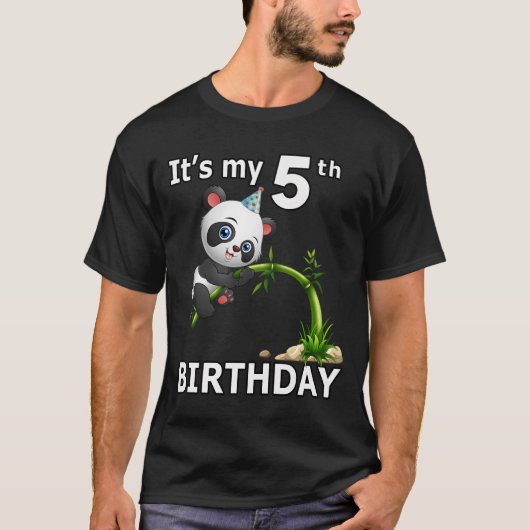 5 Panda 5. Py Animal Panda T-Shirt (Vorderseite)