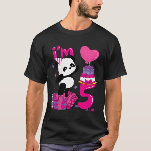 5 Panda T-Shirt (Vorderseite)