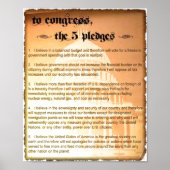 5 Patronen Glenn Beck Poster (Vorne)