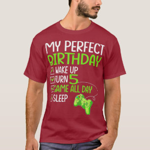 5. Perfekt zum Geburtstag Gaming 5 Jahre alter Gam T-Shirt