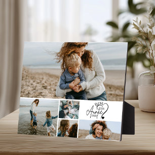 5 Personalisierte beste Tante Foto-Collage Fotoplatte