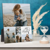 5 Personalized Best Aunt Photo Collage Fotoplatte (Seite)