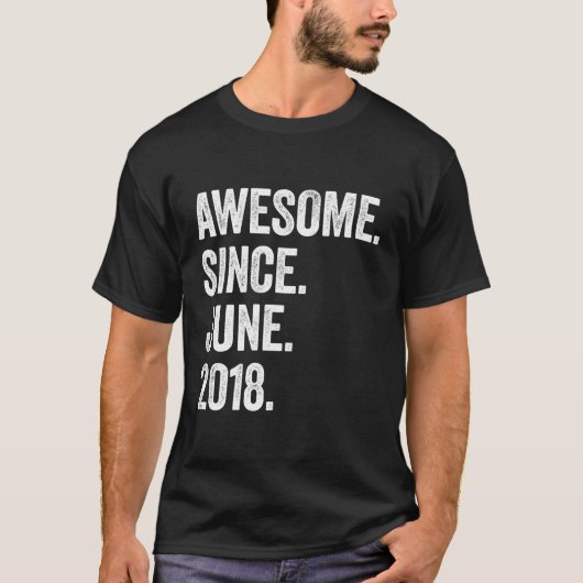 5 Phantastisch seit Juni 2018 5. T-Shirt (Vorderseite)