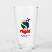 5 Pint-Glas für Flugzeuge Glas (Vorderseite)