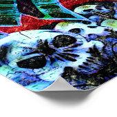 5 Point New York Skulls Graffiti Poster (Ecke)