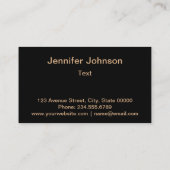 5. Polygonale personalisiert, geometrisch Visitenkarte (Rückseite)