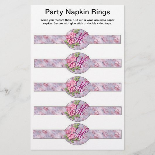 5 pro Blatt Geburtstag oder Hochzeitspapier Napkin (Vorne)