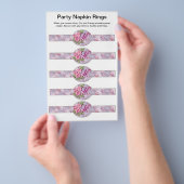 5 pro Blatt Geburtstag oder Hochzeitspapier Napkin (Handgriff)
