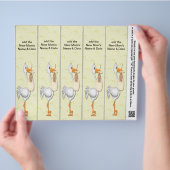 5 pro Blatt Lesezeichen Favoriten für Baby Showers (Hand)