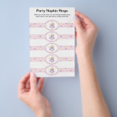 5 pro Blatt Princess Paper Napkin Rings (Handgriff)