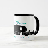 5. Rad RV-Silhouette-Grafik Tasse (VorderseiteRechts)