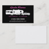 5. Rad RV-Silhouette-nennende Karte (Vorne/Hinten)