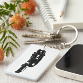 5. Rad-/Spielzeug-Schlepper-Silhouette auf Schlüsselanhänger (Vorderseite rechts)