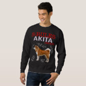 5 Regeln für Akita Eigentümer Tierdesign Sweatshirt (Vorne ganz)