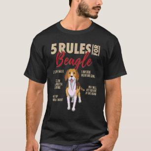 5 Regeln für Beagle T-Shirt