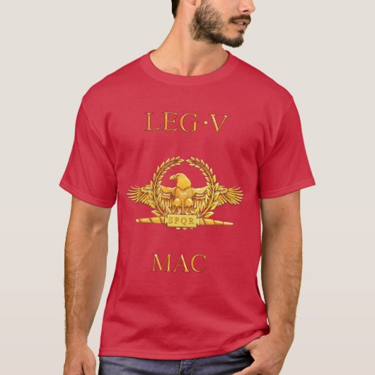 5. Römische Legion V Mazedonien T-Shirt (Vorderseite)